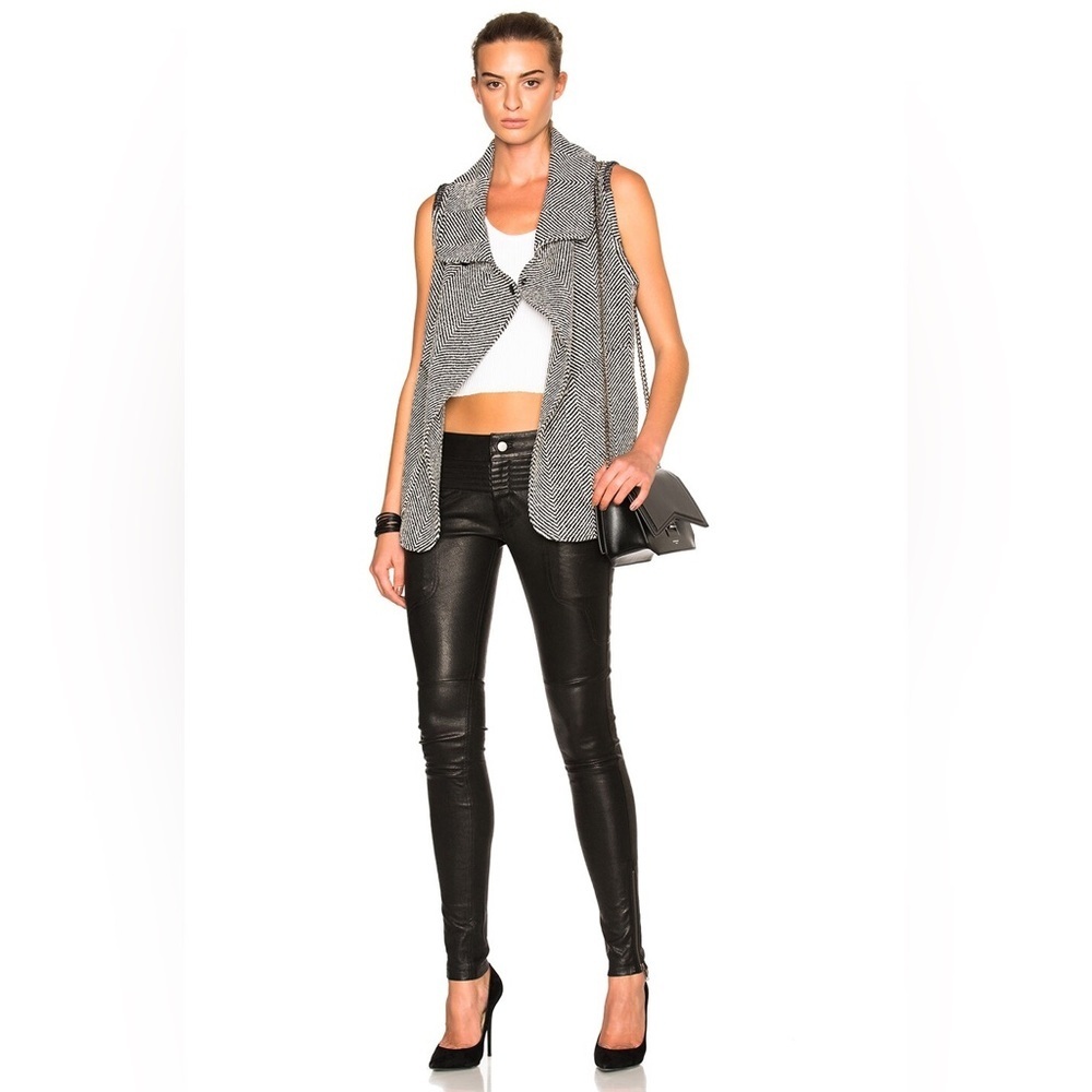 MARISSA WEBB Wool Blend Anton Herringbone Vest